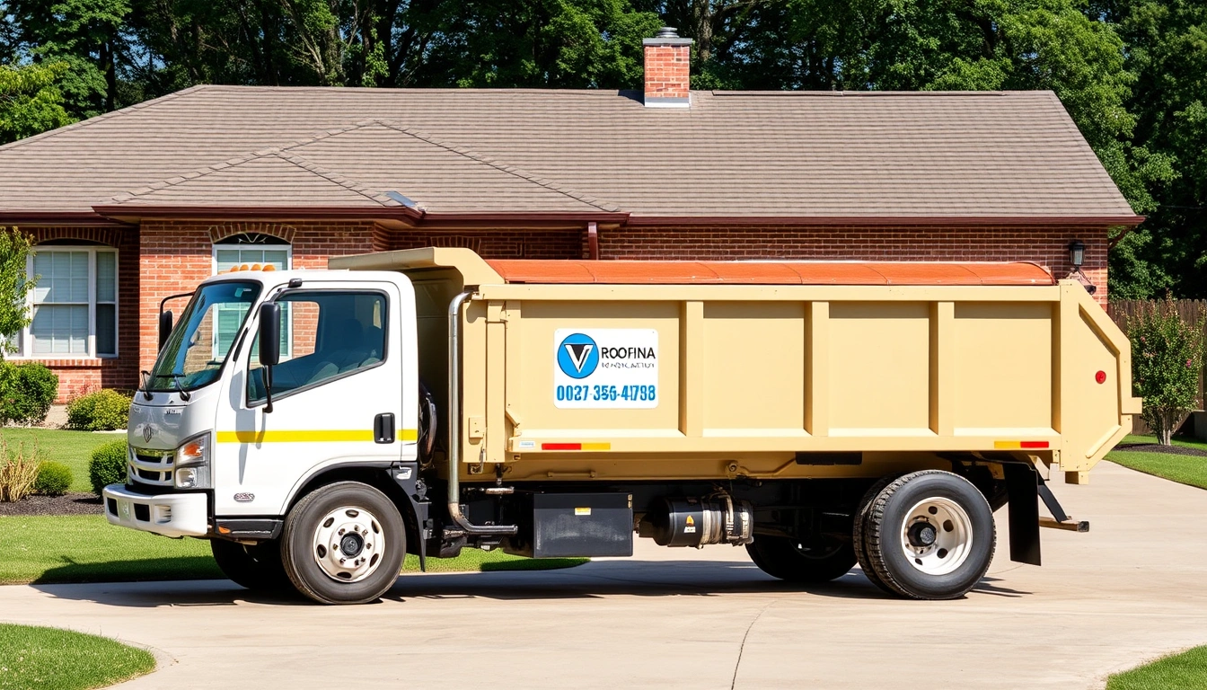Roofing Contractor Dumpster Placement Driveway Muskogee Roofing Contractor Dumpster Placement Driveway Muskogee